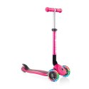 Hulajnoga 3-kołowa Globber Foldable Lights Fuchsia Jr 437-110 N/A