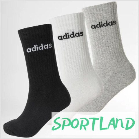 Skarpety adidas Linear Crew Cushioned IC1302 43-45 Skarpety adidas Linear Crew Cushioned IC1302 43-45