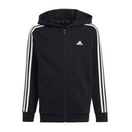 Bluza adidas 3 Stripes FL Full-Zip Hoody Jr HR6331 140 cm