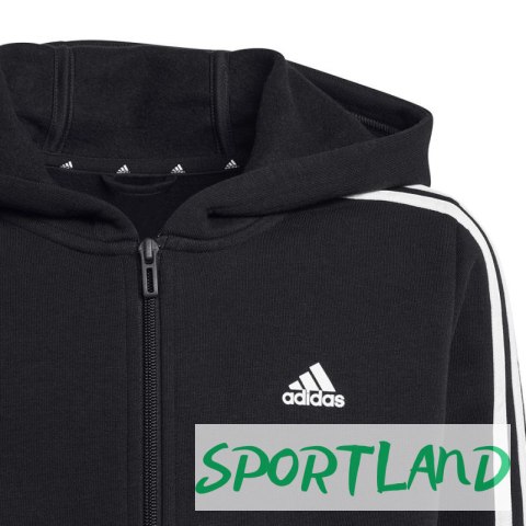 Bluza adidas 3 Stripes FL Full-Zip Hoody Jr HR6331 140 cm Bluza adidas 3 Stripes FL Full-Zip Hoody Jr HR6331 140 cm
