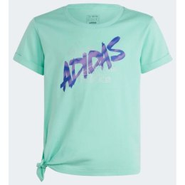 Koszulka adidas Dance Knotted Tee Jr HR5817 152 cm