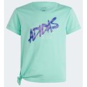 Koszulka adidas Dance Knotted Tee Jr HR5817 164 cm