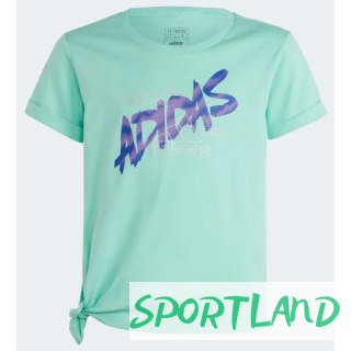Koszulka adidas Dance Knotted Tee Jr HR5817 164 cm