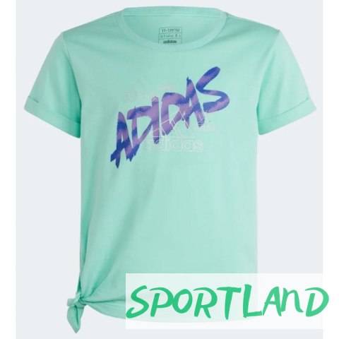 Koszulka adidas Dance Knotted Tee Jr HR5817 164 cm Koszulka adidas Dance Knotted Tee Jr HR5817 164 cm