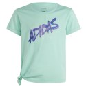 Koszulka adidas Dance Knotted Tee Jr HR5817 164 cm