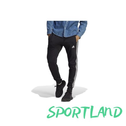 Spodnie adidas Essentials French Terry Tapered Cuff 3-Stripes M HA4337 S Spodnie adidas Essentials French Terry Tapered Cuff 3-Stripes M HA4337 S