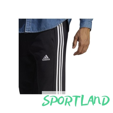 Spodnie adidas Essentials French Terry Tapered Cuff 3-Stripes M HA4337 S Spodnie adidas Essentials French Terry Tapered Cuff 3-Stripes M HA4337 S