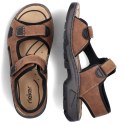 Sandały na rzepy Rieker M 26156-25 RKR447B 42 Sandały na rzepy Rieker M 26156-25 RKR447B 42