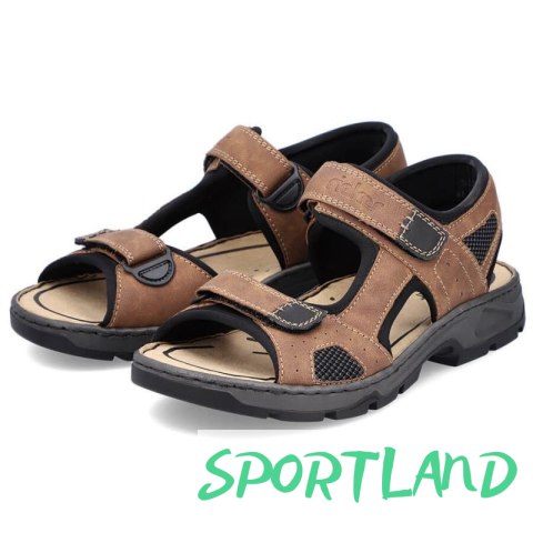 Sandały na rzepy Rieker M 26156-25 RKR447B 43 Sandały na rzepy Rieker M 26156-25 RKR447B 43