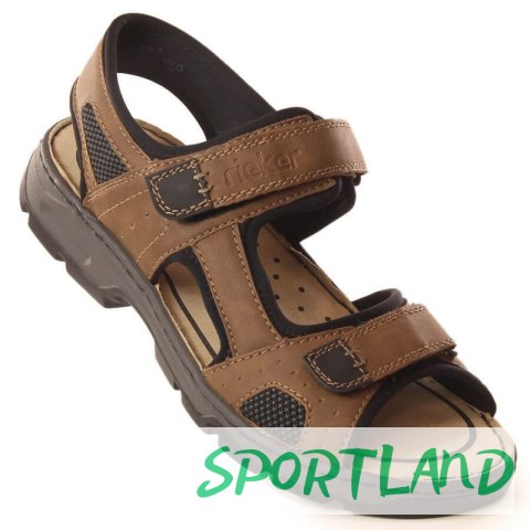 Sandały na rzepy Rieker M 26156-25 RKR447B 43 Sandały na rzepy Rieker M 26156-25 RKR447B 43