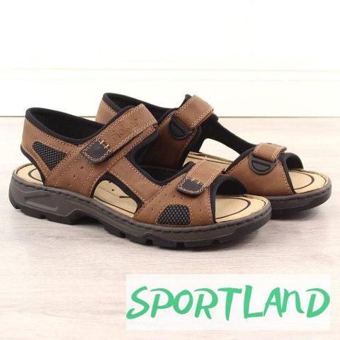 Sandały na rzepy Rieker M 26156-25 RKR447B 44 Sandały na rzepy Rieker M 26156-25 RKR447B 44