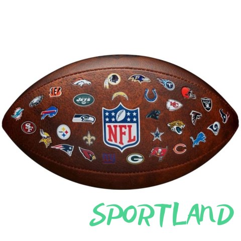 Piłka Wilson NFL JR Throwback FB 32 Team Logo Ball WTF1534XBNFL 7