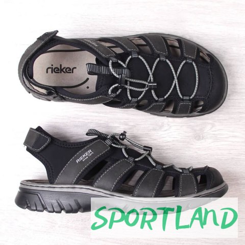 Sandały Rieker zabudowane M 26770-00 RKR584 42 Sandały Rieker zabudowane M 26770-00 RKR584 42