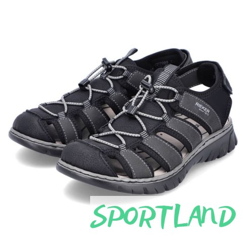Sandały Rieker zabudowane M 26770-00 RKR584 42 Sandały Rieker zabudowane M 26770-00 RKR584 42