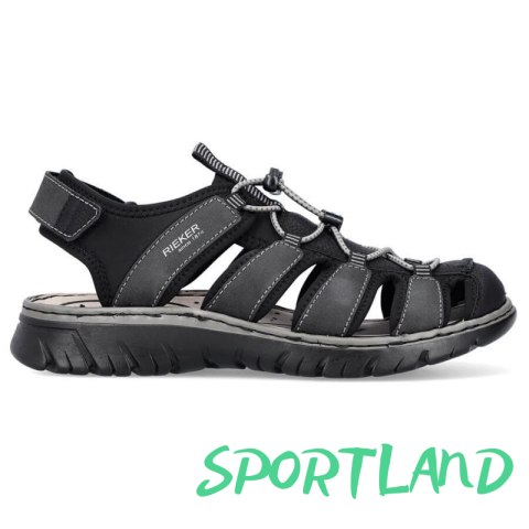 Sandały Rieker zabudowane M 26770-00 RKR584 42 Sandały Rieker zabudowane M 26770-00 RKR584 42