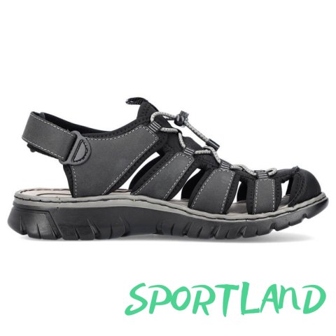 Sandały Rieker zabudowane M 26770-00 RKR584 44 Sandały Rieker zabudowane M 26770-00 RKR584 44