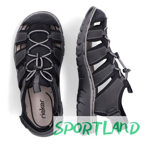 Sandały Rieker zabudowane M 26770-00 RKR584 44 Sandały Rieker zabudowane M 26770-00 RKR584 44