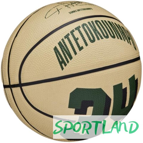 Piłka do koszykówki Wilson NBA Player Icon Giannis Antetokounmpo Mini Ball WZ4007501XB 3 Piłka do koszykówki Wilson NBA Player Icon Giannis Antetokounmpo Mini Ball WZ4007501XB 3