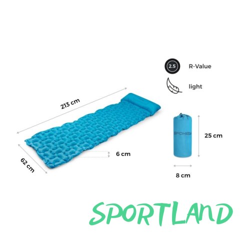 Materac trekkingowy Spokey ultralight Spokey Air Bed SPK-941061 213x60x6cm Materac trekkingowy Spokey ultralight Spokey Air Bed SPK-941061 213x60x6cm