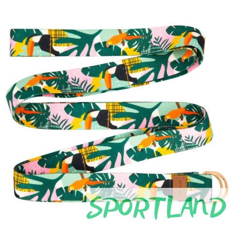 Pasek do jogi Spokey Home Jungle 941959 300x3,8cm Pasek do jogi Spokey Home Jungle 941959 300x3,8cm