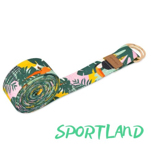 Pasek do jogi Spokey Home Jungle 941959 300x3,8cm Pasek do jogi Spokey Home Jungle 941959 300x3,8cm
