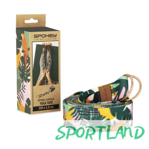 Pasek do jogi Spokey Home Jungle 941959 300x3,8cm Pasek do jogi Spokey Home Jungle 941959 300x3,8cm