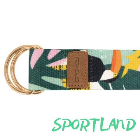 Pasek do jogi Spokey Home Jungle 941959 300x3,8cm Pasek do jogi Spokey Home Jungle 941959 300x3,8cm