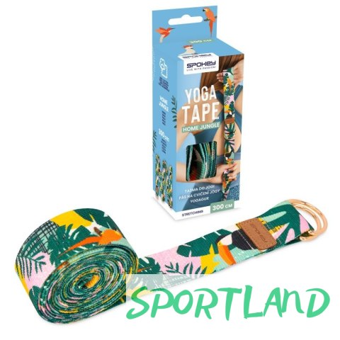 Pasek do jogi Spokey Home Jungle 941959 300x3,8cm Pasek do jogi Spokey Home Jungle 941959 300x3,8cm