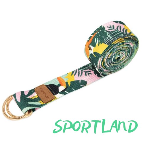 Pasek do jogi Spokey Home Jungle 941959 300x3,8cm Pasek do jogi Spokey Home Jungle 941959 300x3,8cm