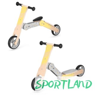 Rowerek biegowy i hulajnoga dziecięca 2w1 Spokey WOO-RIDE MULTI 940907 N/A