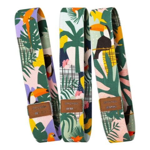 Zestaw gum treningowych Spokey Home Jungle SPK-941536 180x60x0,4 Zestaw gum treningowych Spokey Home Jungle SPK-941536 180x60x0,4