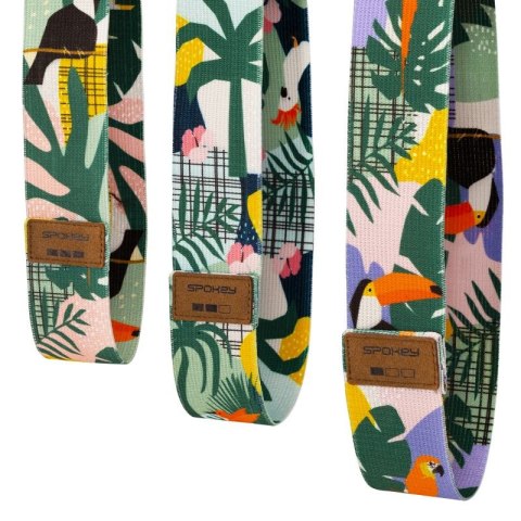 Zestaw gum treningowych Spokey Home Jungle SPK-941536 180x60x0,4 Zestaw gum treningowych Spokey Home Jungle SPK-941536 180x60x0,4