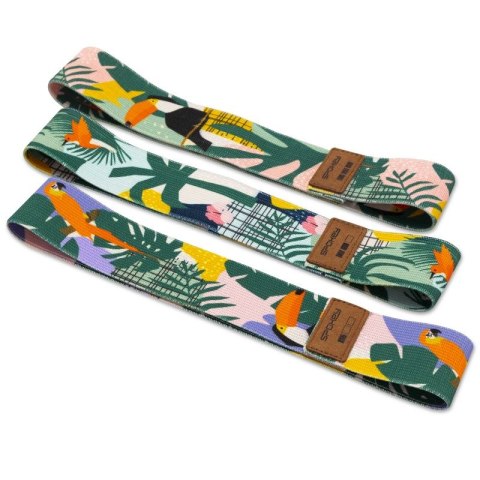 Zestaw gum treningowych Spokey Home Jungle SPK-941536 6,5cm Zestaw gum treningowych Spokey Home Jungle SPK-941536 6,5cm