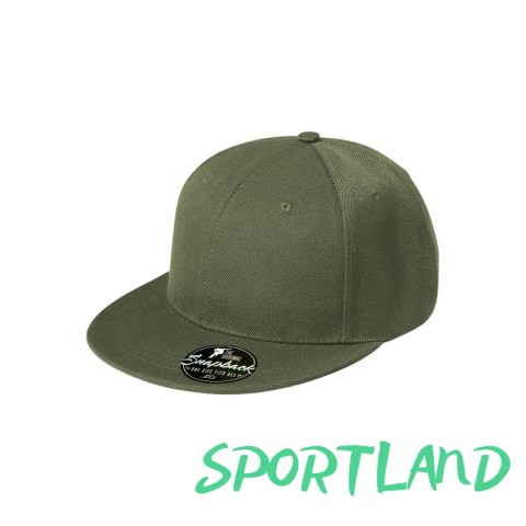 Czapka z daszkiem Malfini Rap 6P MLI-30209 khaki nastawialna Czapka z daszkiem Malfini Rap 6P MLI-30209 khaki nastawialna