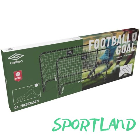 Bramka Umbro do piłki nożnej z siatką 2szt. 78x56x45 cm 268828 N/A Bramka Umbro do piłki nożnej z siatką 2szt. 78x56x45 cm 268828 N/A