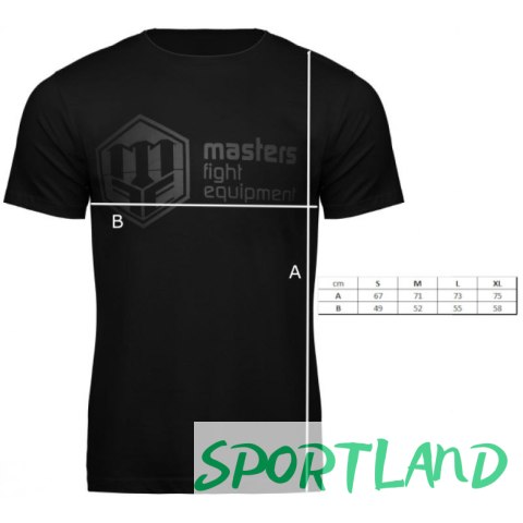Koszulka Masters M TS-BLACK 04111-01M XL Koszulka Masters M TS-BLACK 04111-01M XL