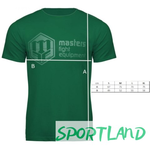 Koszulka Masters M TS-GREEN 04113-10M L Koszulka Masters M TS-GREEN 04113-10M L