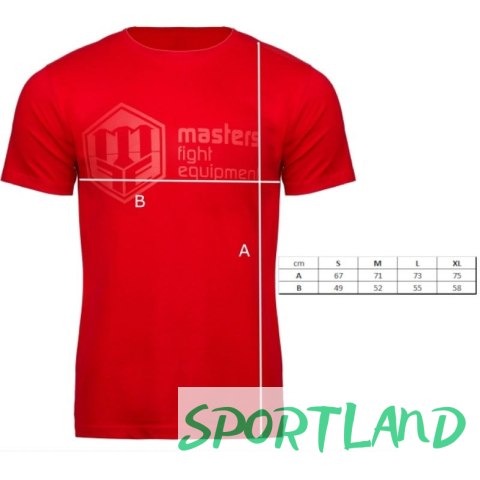 Koszulka Masters M TS-RED 04112-02M S Koszulka Masters M TS-RED 04112-02M S