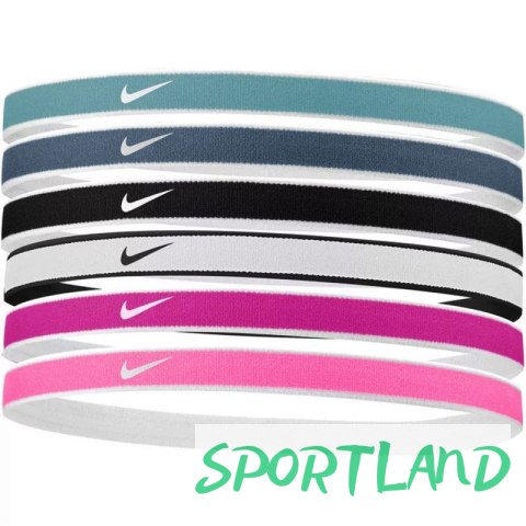 Opaski na głowę Nike Swoosh Sport 6 szt. N1002021412OS N/A Opaski na głowę Nike Swoosh Sport 6 szt. N1002021412OS N/A