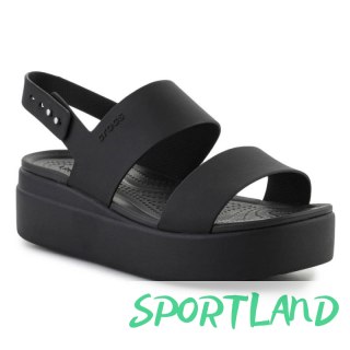 Sandały Crocs Brooklyn Low Wedge W 206453-060 EU 41/42