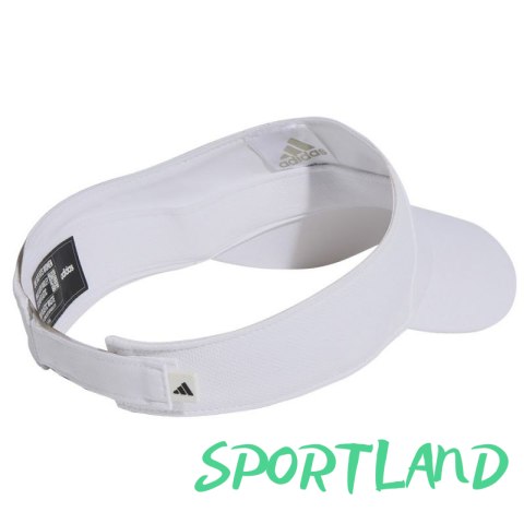 Daszek adidas Aeroready Visor HT2042 biały Daszek adidas Aeroready Visor HT2042 biały
