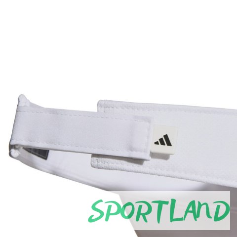 Daszek adidas Aeroready Visor HT2042 biały Daszek adidas Aeroready Visor HT2042 biały