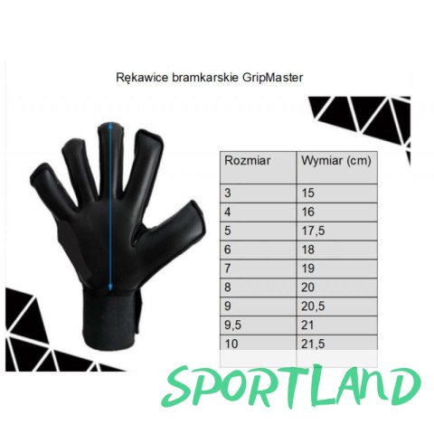 Rękawice bramkarskie Yakima Sport GripMaster 6 100718 Rozm. 6 Rękawice bramkarskie Yakima Sport GripMaster 6 100718 Rozm. 6