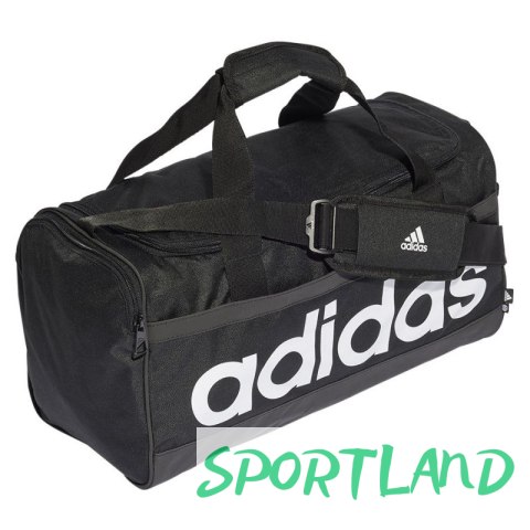 Torba adidas Linear Duffel M HT4743 czarny Torba adidas Linear Duffel M HT4743 czarny