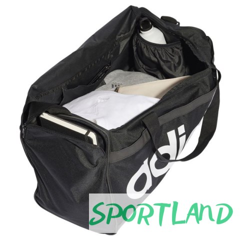 Torba adidas Linear Duffel M HT4743 czarny Torba adidas Linear Duffel M HT4743 czarny