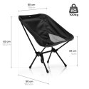 Krzesło składane Meteor Schelp 16553 uniw