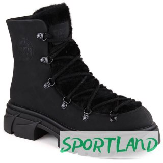 Botki na platformie z futerkiem Big Star W INT1926A czarne 37