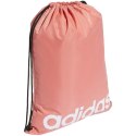 Worek na odzież i obuwie adidas Linear Gymsack IP5006 czerwony Worek na odzież i obuwie adidas Linear Gymsack IP5006 czerwony