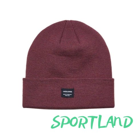Czapka Jack & Jones Jacdna Beanie Noos M 12092815 bordowa uniwersalny Czapka Jack & Jones Jacdna Beanie Noos M 12092815 bordowa uniwersalny