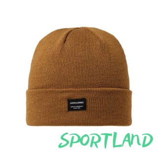 Czapka Jack & Jones Jacdna Beanie Noos M 12092815 brązowa uniwersalny